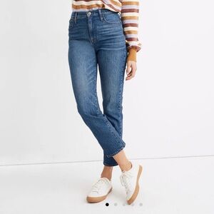 Madewell classic straight jeans!
